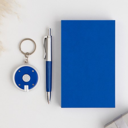 Gift set 2B1 (pen, blue flashlight)-1