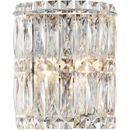 Wall lamp STILFORT 2174/09/02W Admire, 2x40W, E14, 210x210x240 mm, chromium color-1
