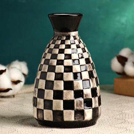 Kashpo - VAZ "Ches" 16x10cm, black