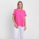 T-shirt female, pink color, size 42-44 (m)