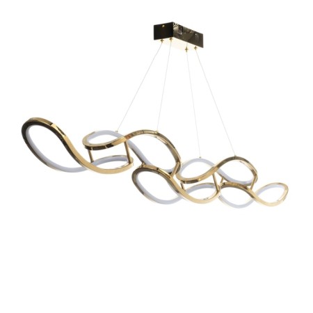 Lamp with PDD "Jenny" LED 80W 3000-6000k gold 140x18.5x12-112 cm
