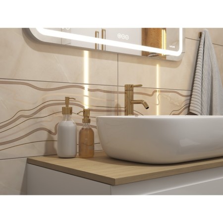 Wall insert IVORY Line Beige 25x75-1