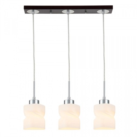 Suspended lamp Citilux "Berta" CL126232, 52x11x45 cm, 3x75W, E27, brown color