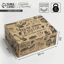 Box-Penal, Gift packaging, “something very cool”, 30 x 23 x 12 cm