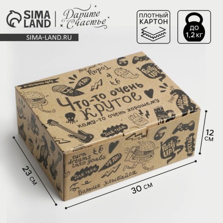 Box-Penal, Gift packaging, “something very cool”, 30 x 23 x 12 cm