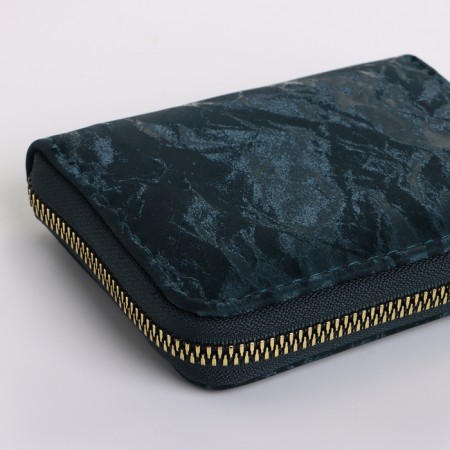 Women's wallet with lightning, green color-3