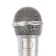 Microphone for karaoke G-105, wired, 1.2 m, silver