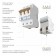 Aircraft switch 3P 63 A C 4.5 KA W903P634