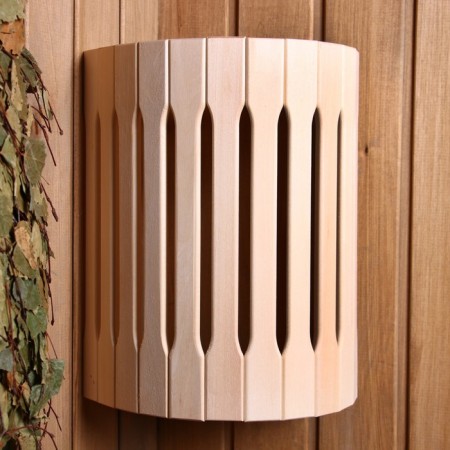 Абажур из липы, настенный-1