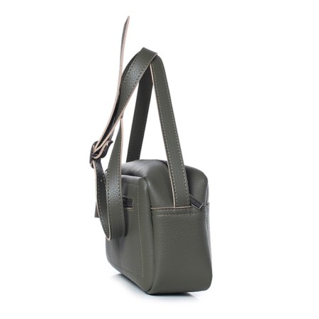 Female bag, artificial leather, 230x150x80 cm, olive-3