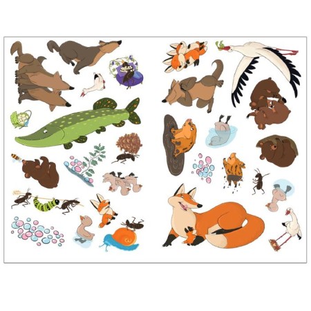 Forest animals. Spring-3