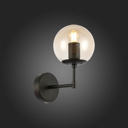 Wall lamp EVOLUCE. Sle154901-01. Lacotta. 1x40 W, E27, 20x30 cm, black color-2