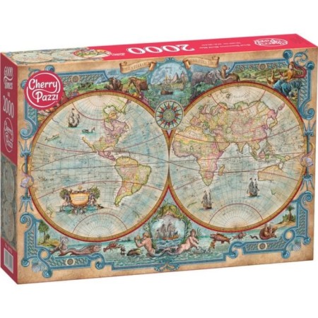 Puzzle "World of the World of Great Discoveries", 2000 elements