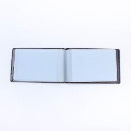 Business card for 20 cards, 1 card on 1 sheet, PVC cover, black-1