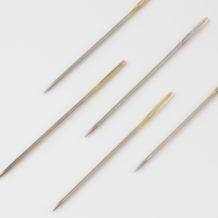 Sewing needles for tapestry, d = 1.1 mm, 4.3 - 4.8 cm, with a golden ear, 6 pcs-1