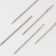 Sewing needles for tapestry, d = 1.1 mm, 4.3 - 4.8 cm, with a golden ear, 6 pcs