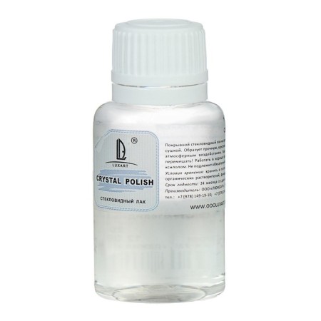 Glass Glass Luxart Crystalpolish, 20 ml, alcohol base, not sticky-3