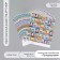 Scrapbooking Paper "Travel" density 180 grams set 10 pcs 15.5x17 cm