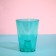 Pot for orchids, 1.2 l, 12.5 × 16.6 cm, plastic, transparent-turquoise