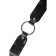 Pecado BDSM chocker, with rounded corners, genuine leather, black