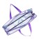 Folder with A4+handles, 360 x 290 x 70 mm, textile, Erichkrause Lavender 56973