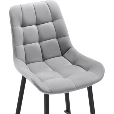 Haroral Alst Metal/velor, black/light gray 50x58x99 cm-4
