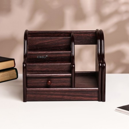 Organizer 5 sections, 1 extension box, 1 navigation of the regiment, a series of ash shimo dark with Kant Dark-1