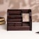 Organizer 5 sections, 1 extension box, 1 navigation of the regiment, a series of ash shimo dark with Kant Dark