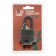 The castle of a hinged locland, 30 mm, moisture -proof, long stuff, 2 keys, black color