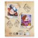 Notebook in a cage 24 sheets, 5 types of mix, cover coated cardboard, gravity farz