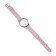 Women's watch "cat", d-2.8 cm, pink strap