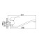 Accoona A5940 kitchen mixer, single -leaf, wall, silumin, chrome