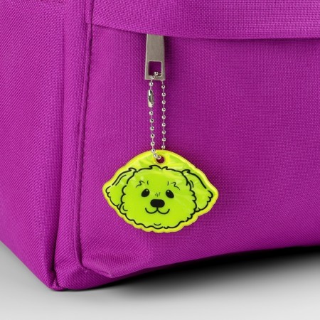 The reflective element of the “poodle muzzle”, bilateral, 6 × 4.3 cm, color mix-1