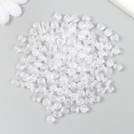 Beads for creativity plastic "Balls Transparent" set of 20 g 0.6x0.6x0.6 cm-1