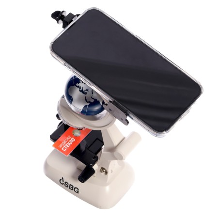 Microscope, with a planet and a phone holder-22