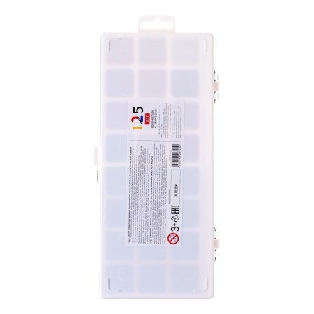 Watercolor 24 colors Gamma "Ornament", honey, without brush, plastic packaging, euro suspension-4