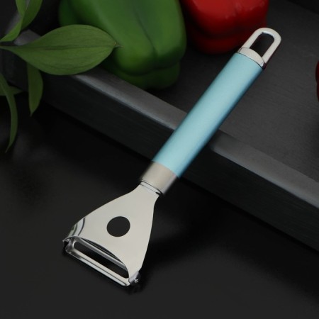 Vegetable cleaning of the share lagoona, 19 cm, stainless steel, blue color