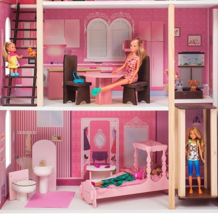 Puppet house "Monte Rosa", with furniture-8