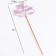 Topper wooden "Happy birthday" Lilac 13x9 cm