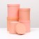Set of round boxes 5 in 1 "paints", peach, 25 x 25 x 25 - 19 x 19 x 19 cm