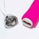 Vibroyaite with a wireless remote control, 12 modes, pink