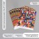 Scrapbooking paper bilateral "Color Geometry" density 180 grams set 10 pcs 15.5x17 cm 1071
