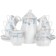 Coffee service 6/9 rose, decor "Blue Rose", 15 items