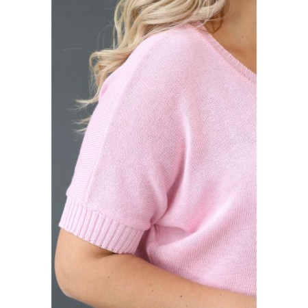 Female jumper, size 52, pink color-2