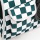 Overnight bag with organizer and porthole, 43 x 24 x 28 cm, white/green