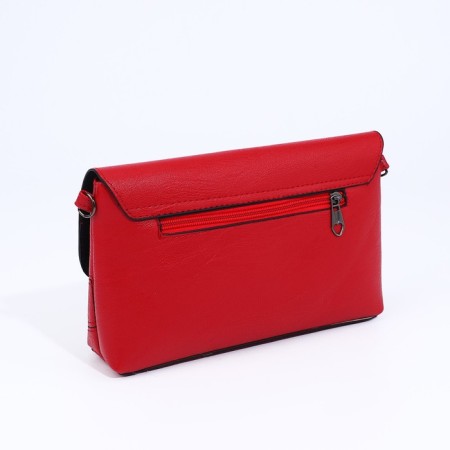Magneta bag bag, long belt, red color-2
