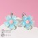 Earrings Assorted "flowers" childhood, color mix