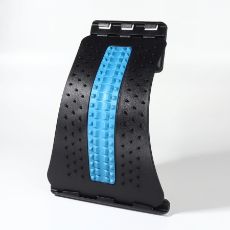 Massage for the back, three -level, 38 × 25 × 4 cm, blue color-5
