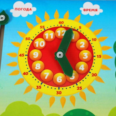Training board, calendar "Funny transport" 27x20 cm-3