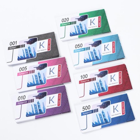 Board Economic Game "Money Polys. City of the future ", 210 bills, 10+-9
